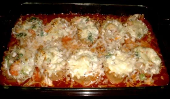 Brokkoli-Ricotta-Lasagne-Rollen