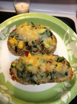 Gegrillte Gemüsesandwiches