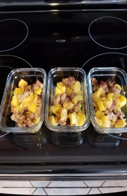 Wurst- und Kürbisauflauf