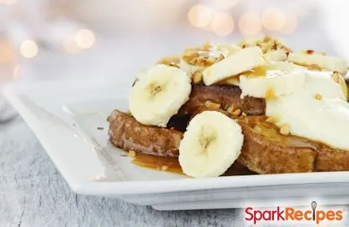 Französischer Toast mit Erdnussbutterfüllung