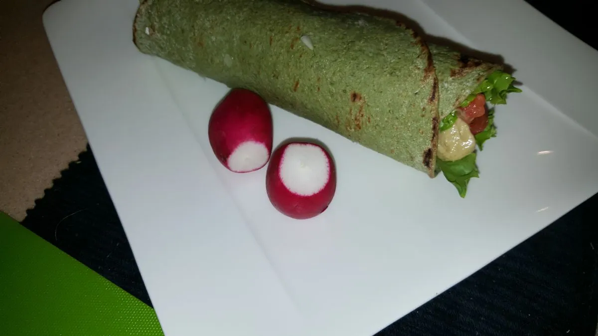 Steak & Cheddar Salat Wrap