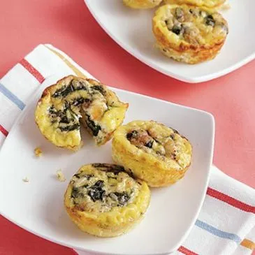 Philly Cheese Mini-Quiche ohne Teig