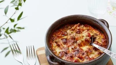 Keto Bacon Burger Auflauf