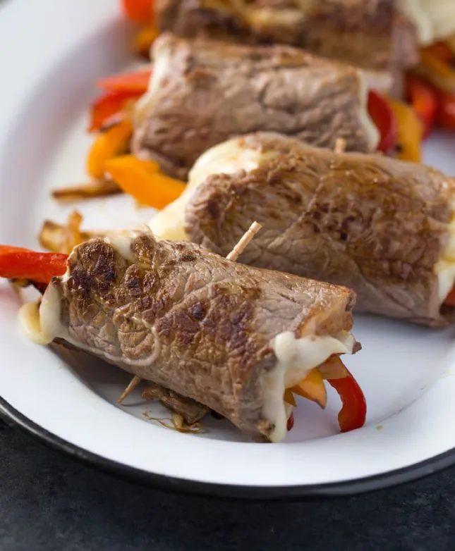 Philly Cheesesteak Roll-Ups