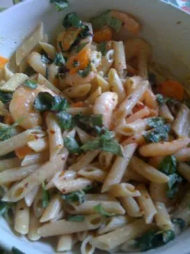 Bells' Sahne-Garnelen-Pasta