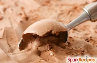 Milchschokoladen-Stout-Eiscreme