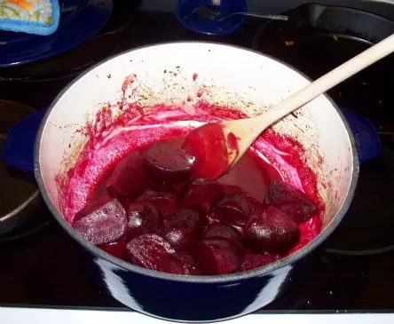 Orange geröstete Rüben