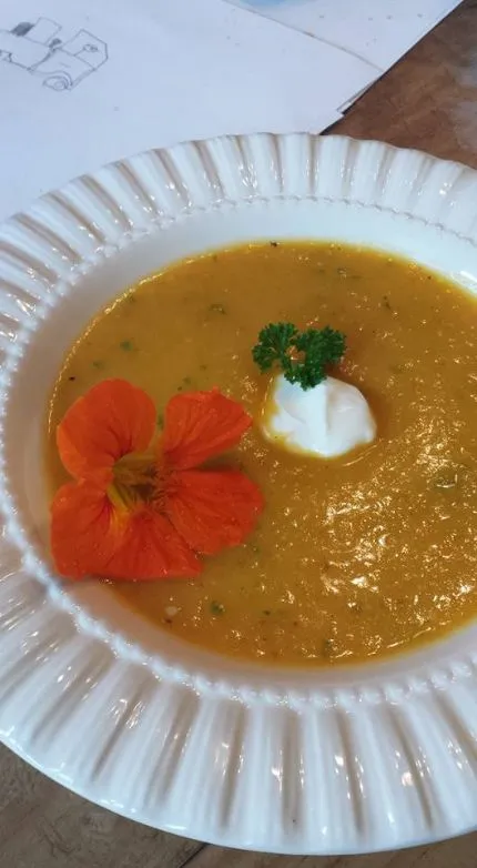 Kürbiscremesuppe