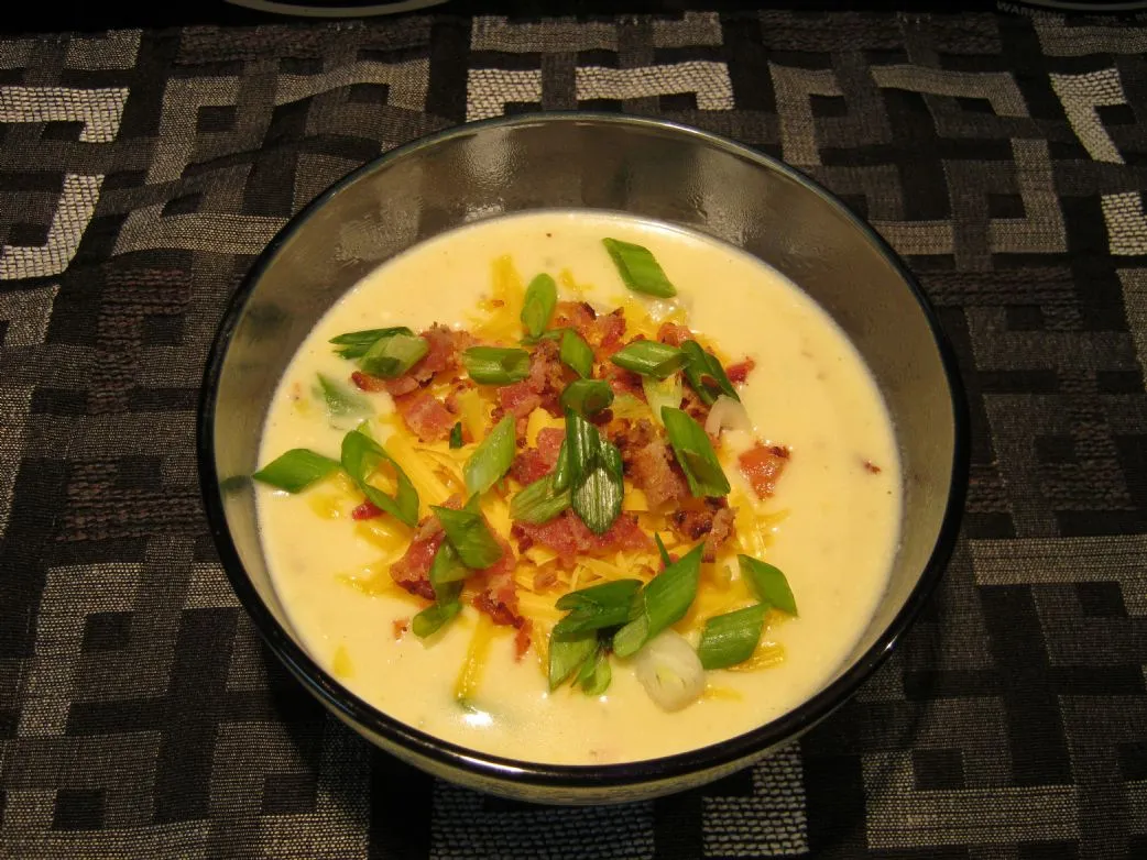 Beladene Kartoffelsuppe