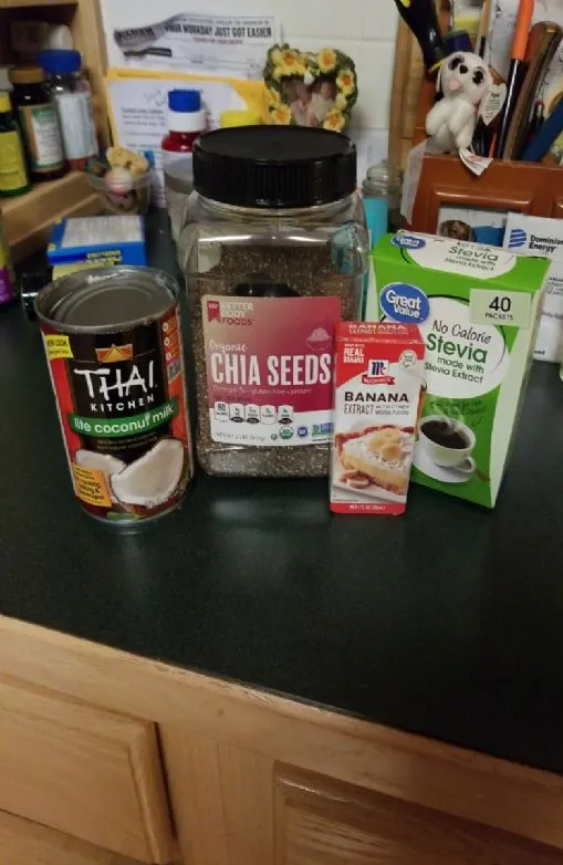 Bananen-Chia-Pudding