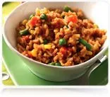 Reis im mexikanischen Stil