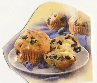 Splenda-Blaubeermuffins