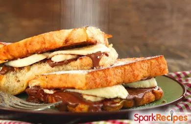 ChefTanner Nutella-Bananen gefüllter French Toast