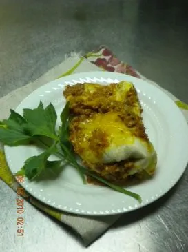 Nussige Enchiladas mit scharfer Chilisauce