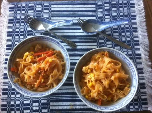 Pad Thai (Tofu und Gemüse)