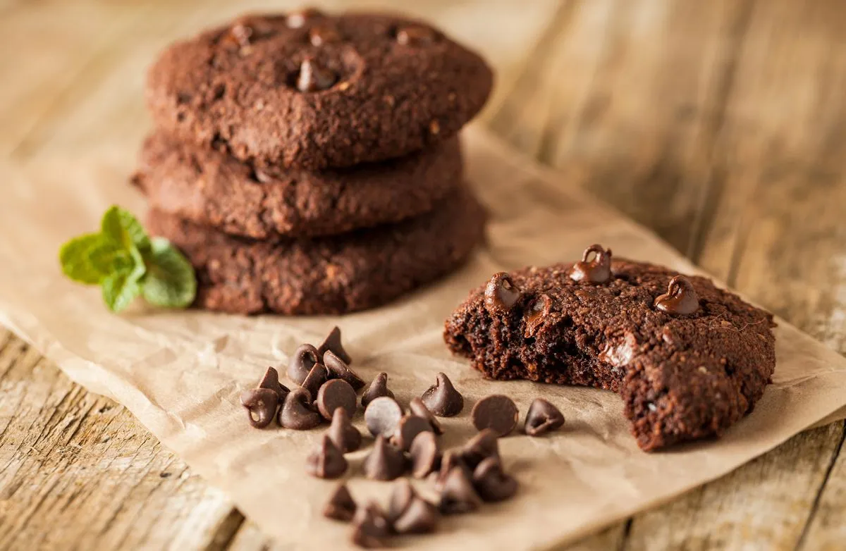 Schokoladen-Schokoladenstückchen-Kekse