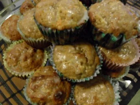 Zimt-Apfel- und Karottenmuffins