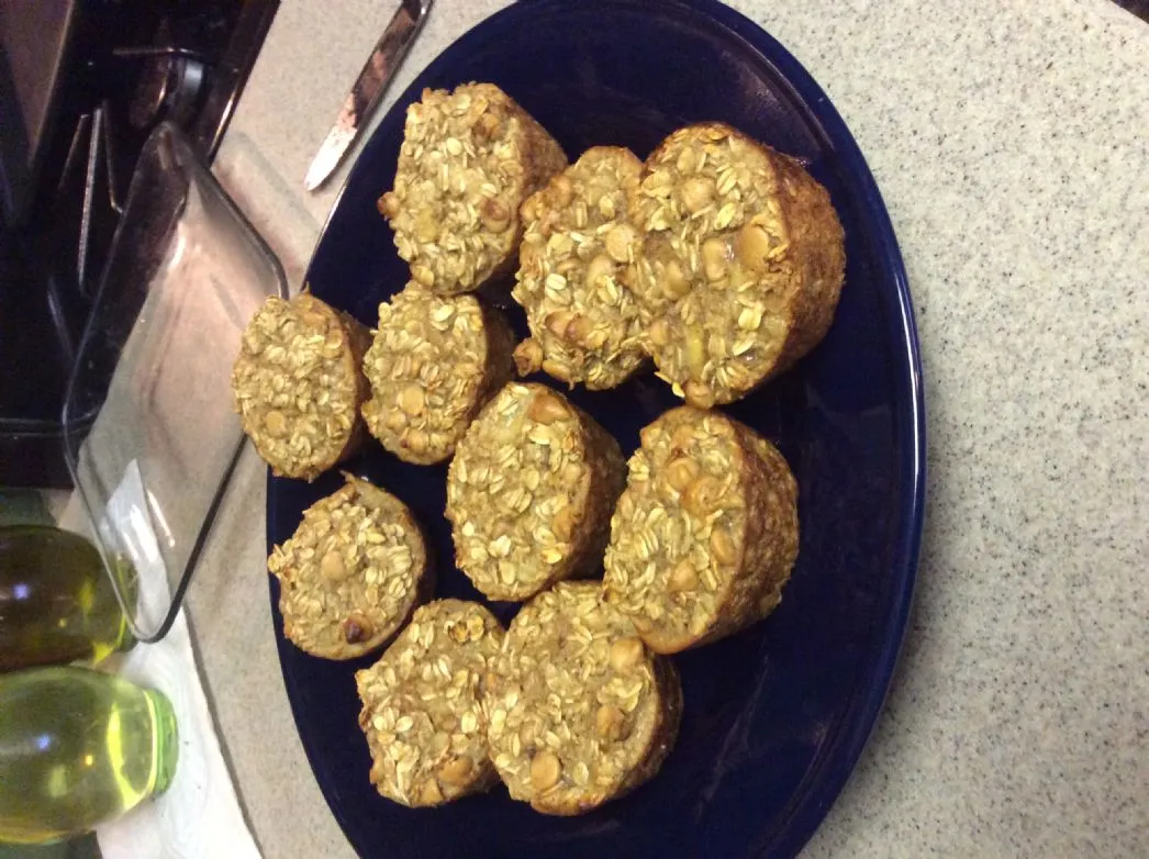 Bananen-Haferflocken-Tassen