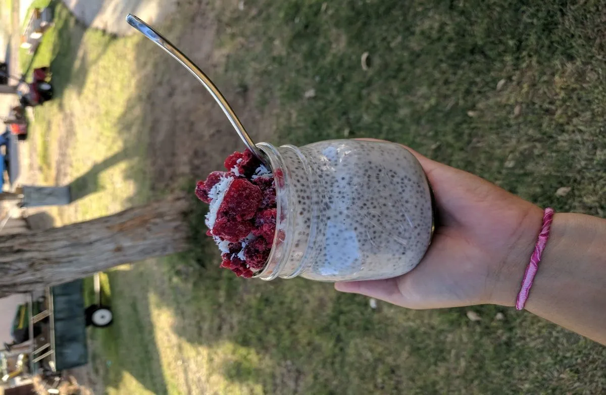 Brombeer-Käsekuchen-Häppchen