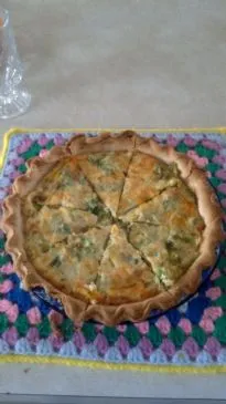 Brokkoli - Cheddar-Quiche (9 Weight Watcher's)