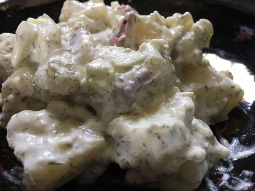 Cremiger Dill-Kartoffelsalat