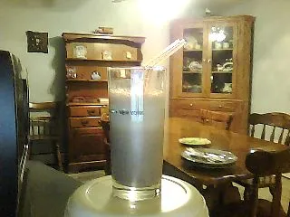 Schokoladenpudding-Bananen-Smoothie