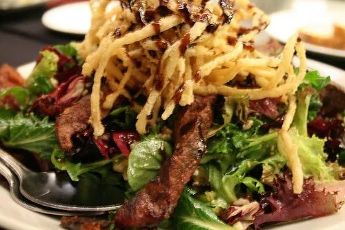Steak-Salat