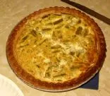 Spargel- und Speck-Quiche