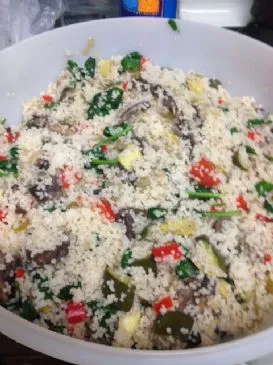 Couscous mit Tofu und Gemüse