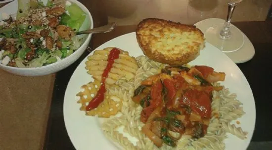 Pasta mit scharfen Knoblauchgarnelen