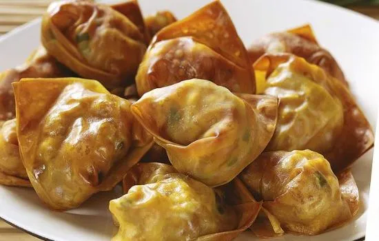 Wontons mit Putenhackfleisch (im Ofen gebacken & kinderfreundlich!)