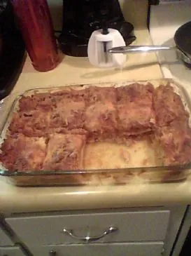 Tonys Marinara-Lasagne mit geräucherter Wurst & Baby Bella-Pilzen