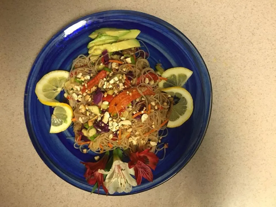 Asiatischer Reisnudelsalat