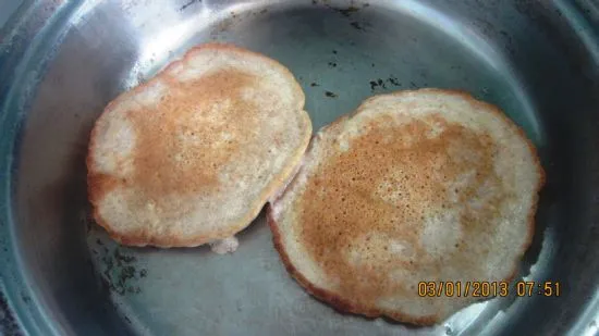 Kombinierte Getreide-Pfannkuchen