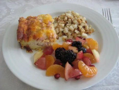 Leichte Strada - Schinken- und Eier-Auflauf