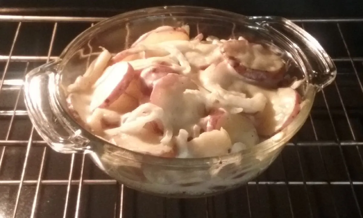 Scallop-Rote Kartoffeln