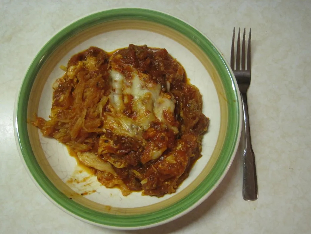 "Lasagne" Spaghetti-Kürbis