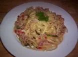Bacon und Lauch Pasta