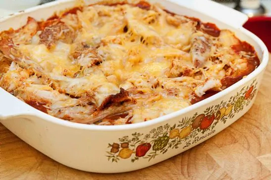 Hühnchen-Tamale-Pie
