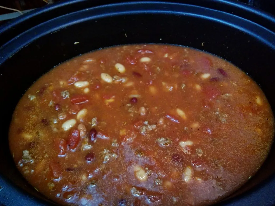 217 Kalorien pro Tasse Chili - Kennys Crock-Pot Chili